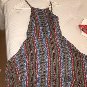 Abercrombie tribal print halter dress